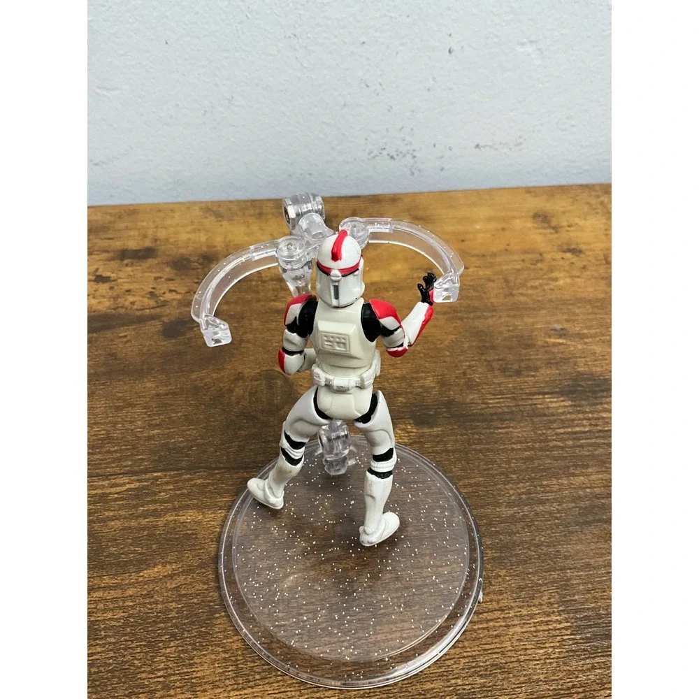 Star Wars Clone Trooper Figure 2001 Hasbro Red Markings 3.75